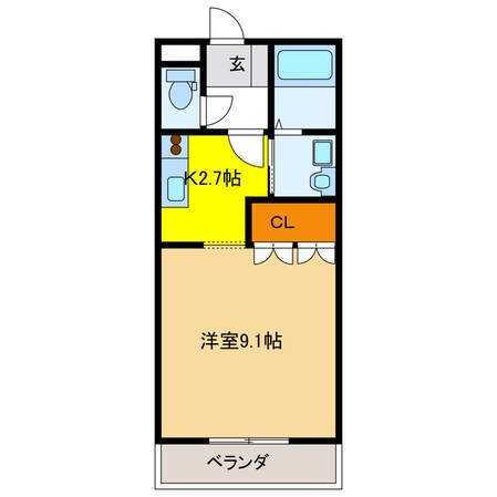 レシェンテⅢの物件間取画像